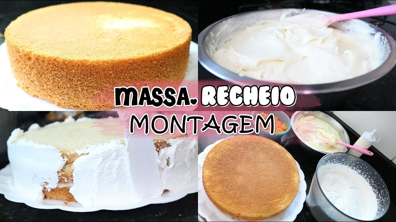 BOLO DE ANIVERSÁRIO SIMPLES E FÁCIL 🎂 Receita Completa Passo a Passo