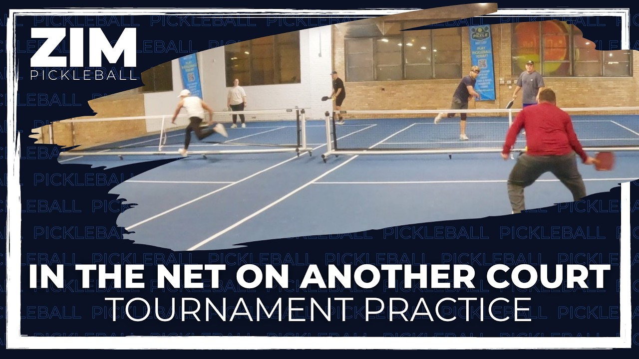 In The Net on Another Court | Tournament Practice | BCP - West Loop | Zim Pickleball