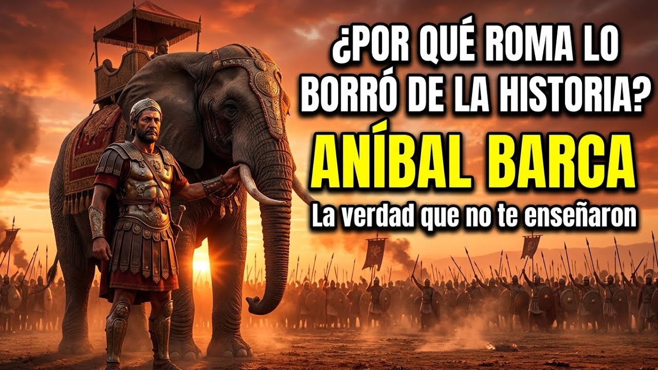 ANÍBAL BARCA: Cruzó los Alpes con Elefantes y Casi Destruyó Roma | Documental Completo