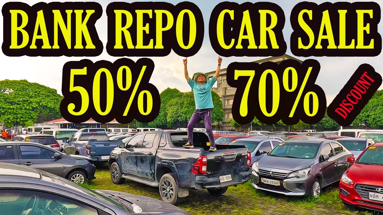 Bank Repossessed cars sale 50% 70% off sedan pick-up van suv Sale 2nd hand hatak Security Bank 2025