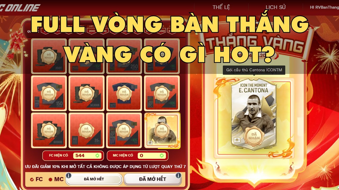 FC ONLINE - REVIEW FULL VÒNG SỰ KIỆN MỚI BÀN THÁNG VÀNG CÓ GÌ NGON?