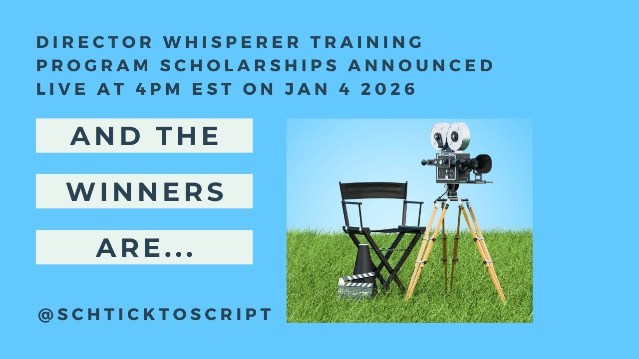 Director Whisperer SCHOLARSHIP WINNERS ANNOUNCED