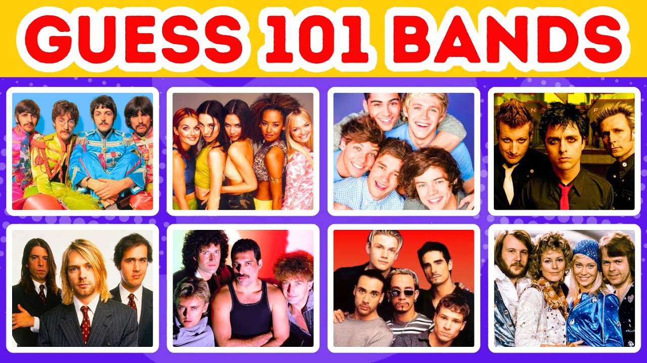 Guess the Band by the Photo  |  101 Iconic Bands