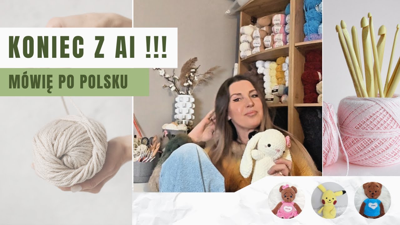 Koniec z AI! Nowy start, szydełkowanie i wielkie zmiany u Witching Stitching 🧶