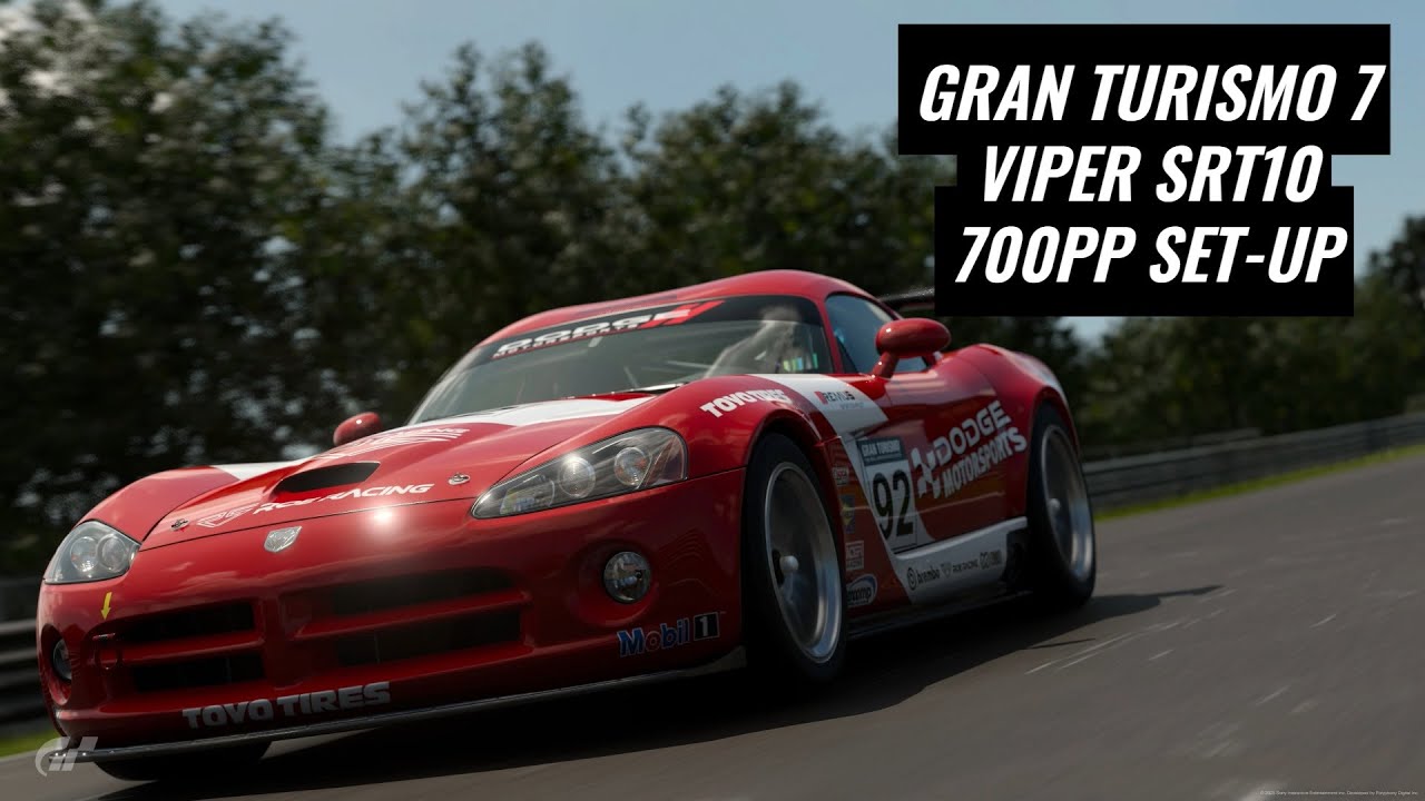 Настройка Dodge Viper 700PP — для простаков — Gran Turismo 7