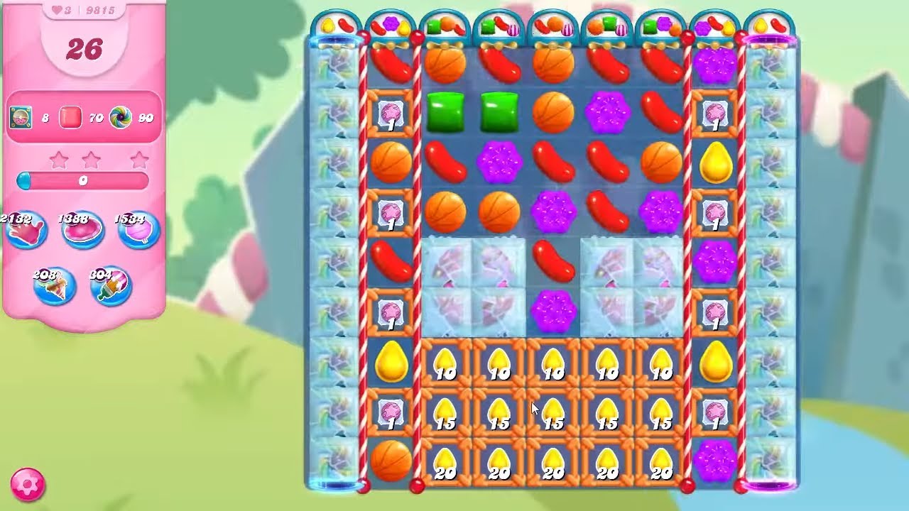 Candy Crush Saga Level 9815 NO BOOSTERS