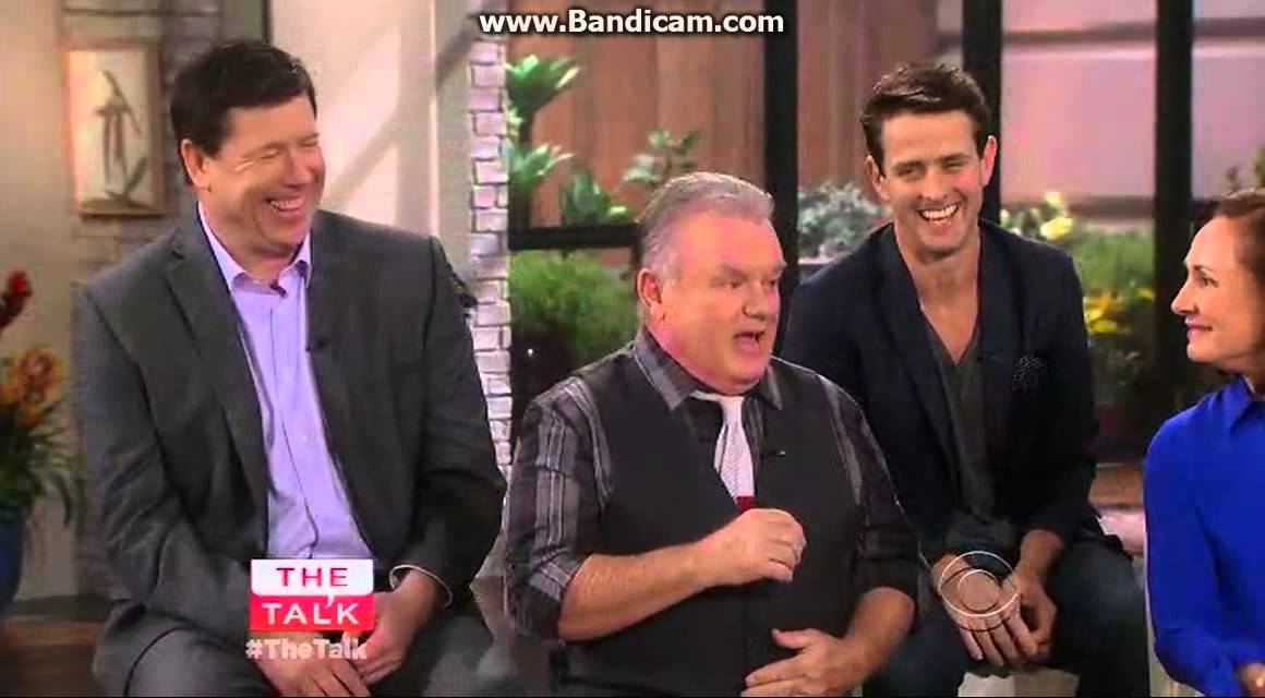 Joey McIntyre and cast of McCarthy's on The Talk 10/28/14 Pt 1