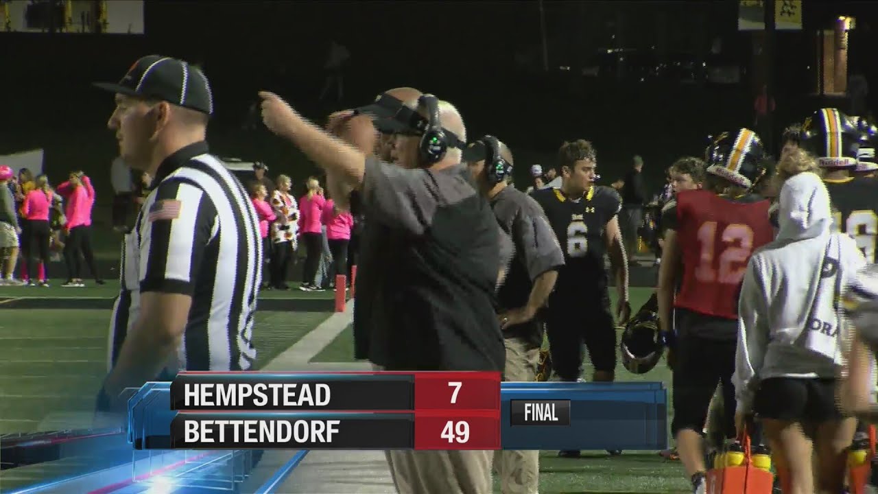 Highlights: Bettendorf 49, Dubuque Hempstead 7