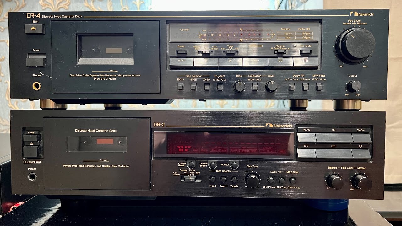 Nakamichi DR2 & CR4. Перезапись, обширный тест