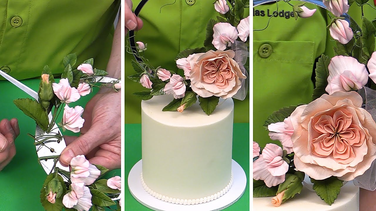 How to Use Flower Pro Easy Flower Hoop Cake Toppers