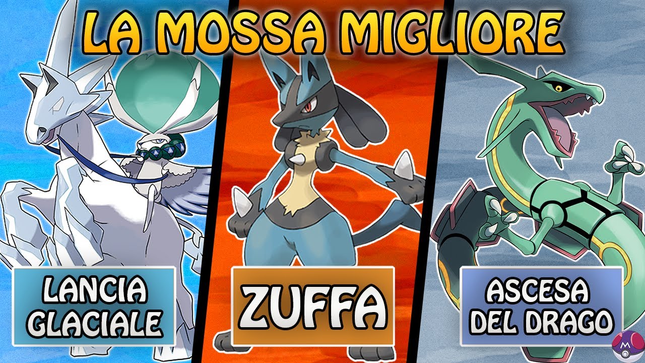 La MIGLIORE MOSSA per ogni tipo POKEMON - Master Ball #3