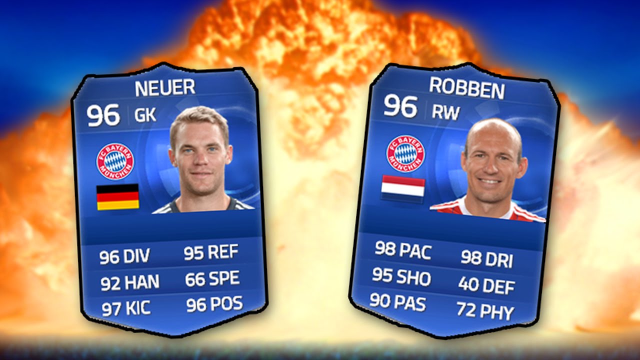 LA POTENZA DEI TOTY - Robben & Neuer TOTY - Fifa 15 Ultimate Team