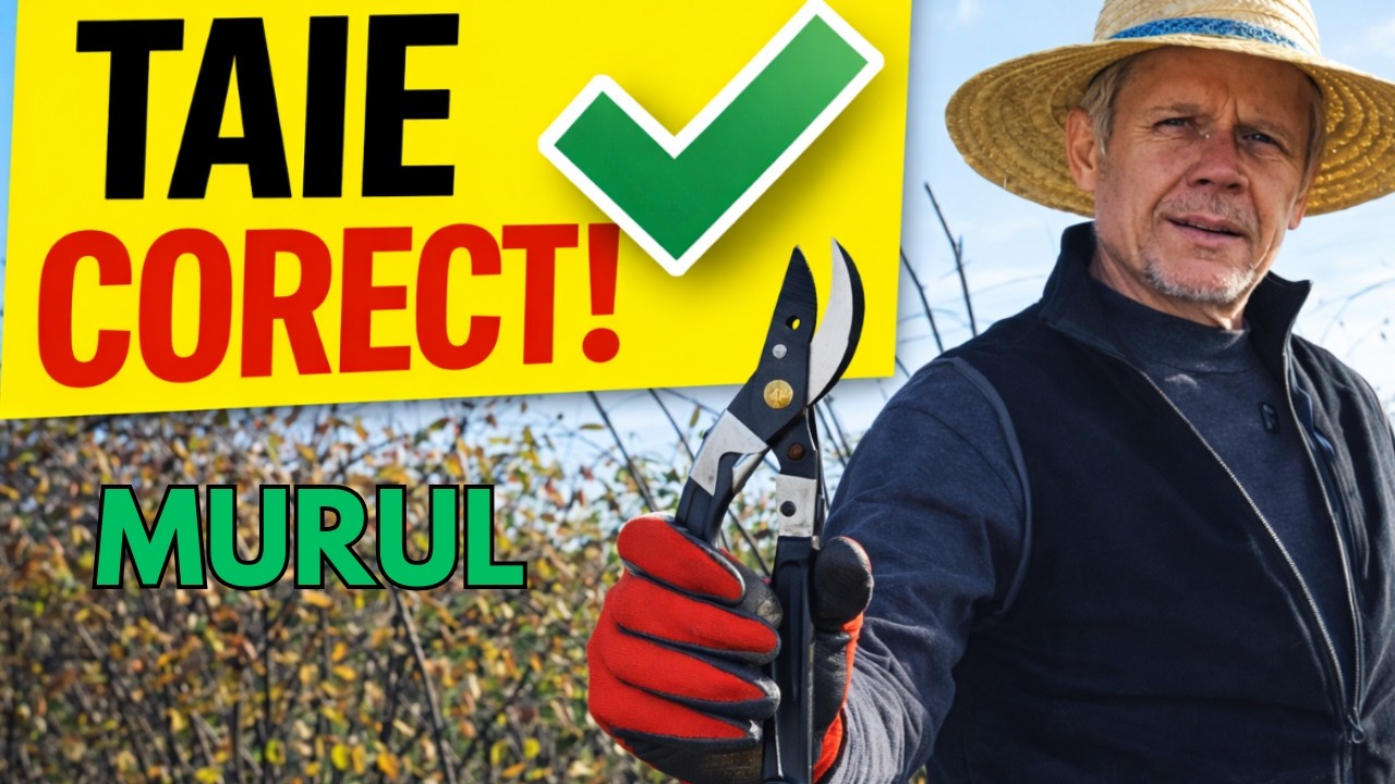 Tăierea murului primăvara &ndash; C&acirc;ți lăstari se lasă la mur? Regula corectă