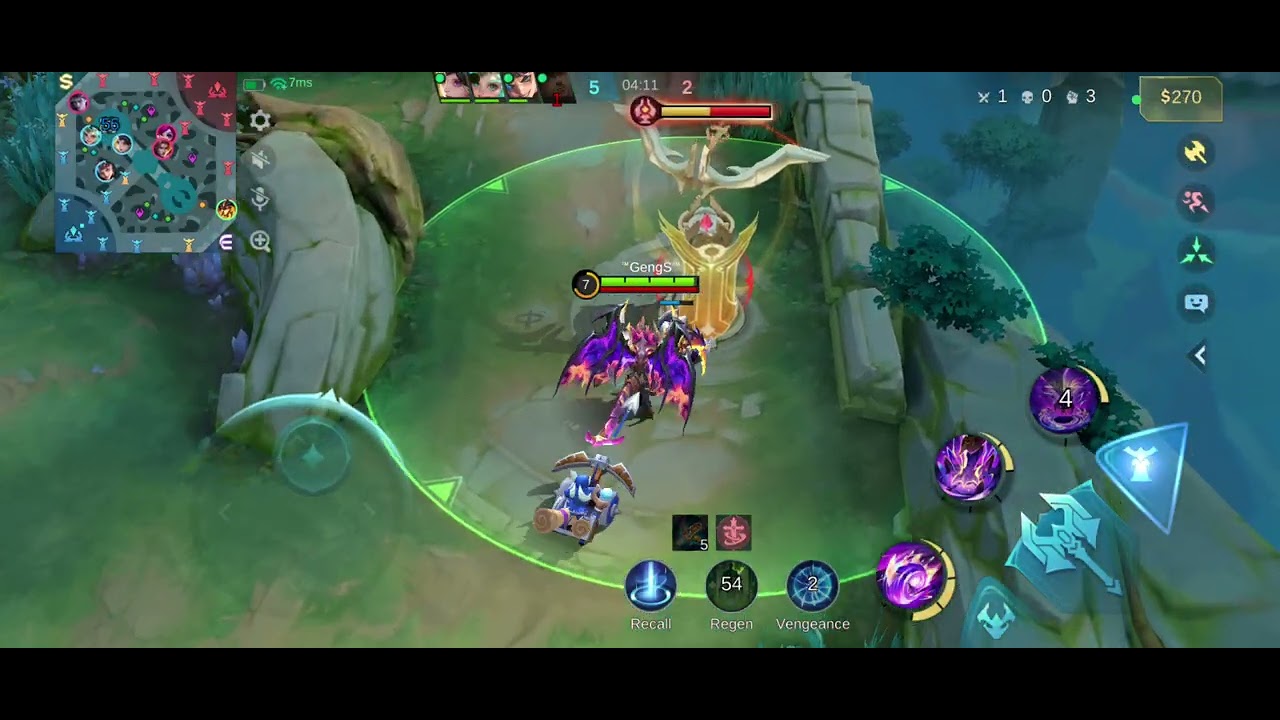 Thamuz exp ketemu Uranus solo lord mobile legend MLBB