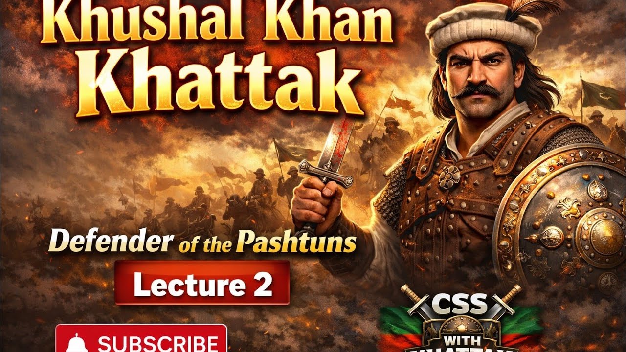 Khushal Khan Khattak, A Warrior, Revolutionary and Prolific Writer#CSSPMS2027#Motivation #study 
