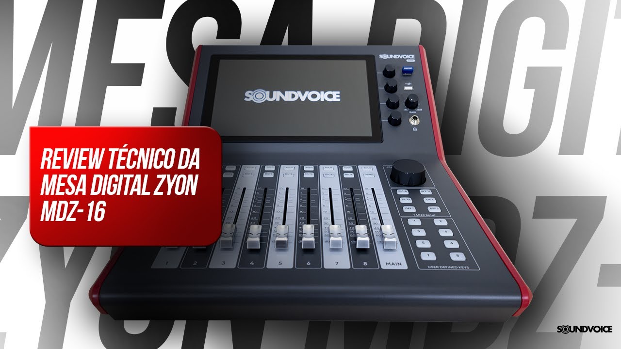 Zyon MDZ-16 Review Completo | Faders Motorizados, Gravação Multipista e Wi-Fi Integrado