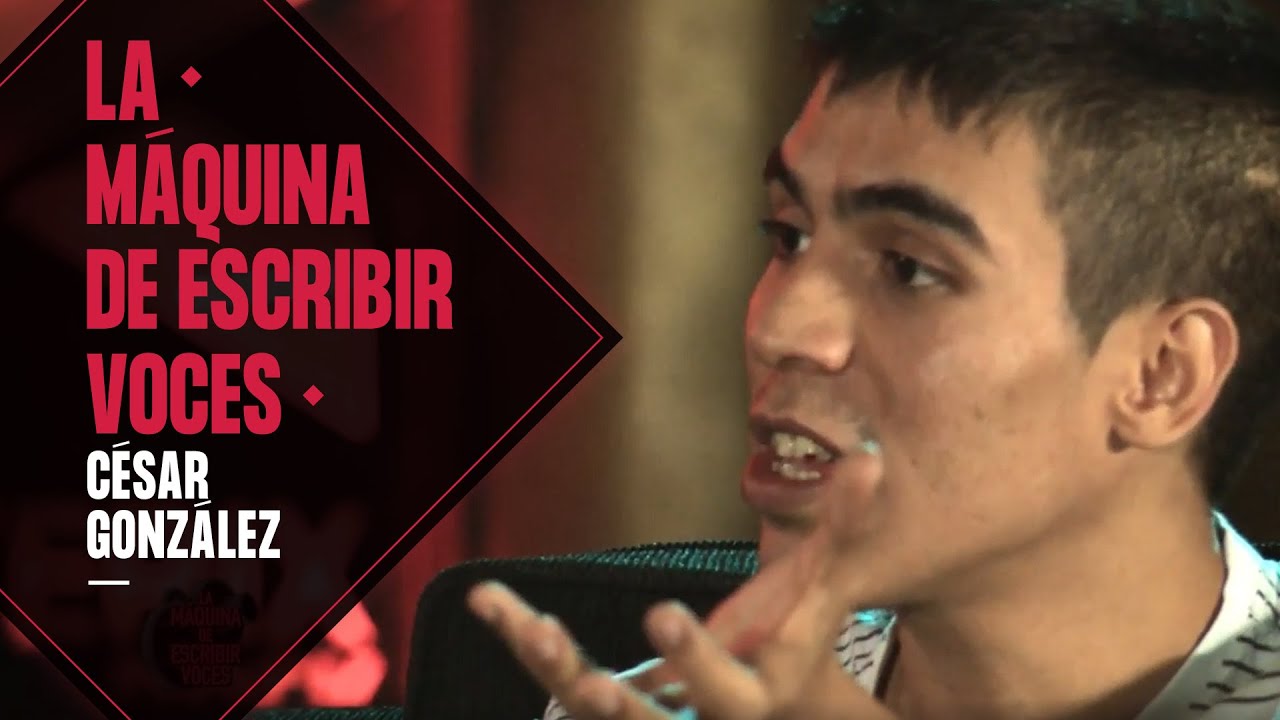 CÉSAR GONZÁLEZ | La máquina de escribir voces