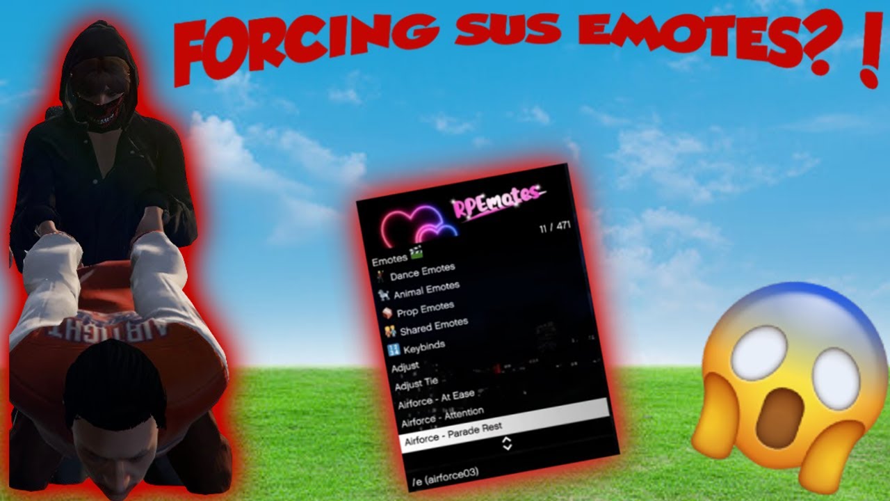 FORCING SUS EMOTES on Serious Roleplayers in GTA RP