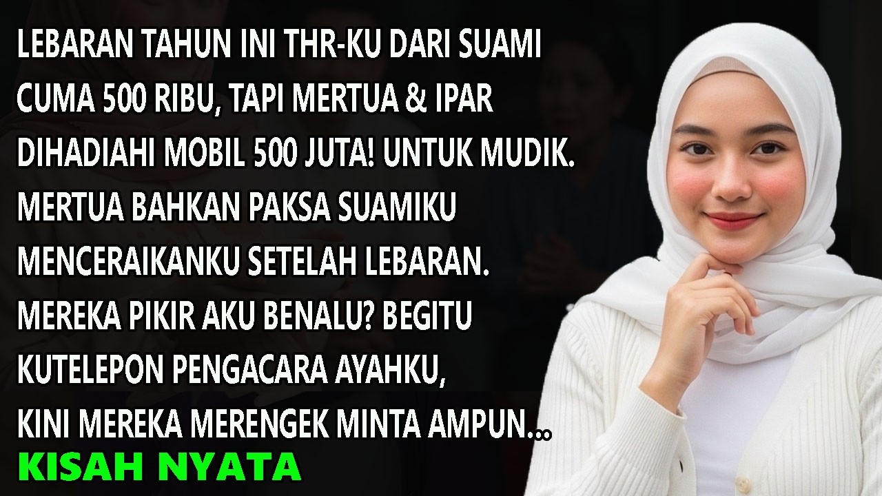 THR Ku Cuma 500Ribu, Mertua & Ipar Dapat 500Juta,Malah Aku Dicerai Suami! Kini Mereka Merengek Ampun