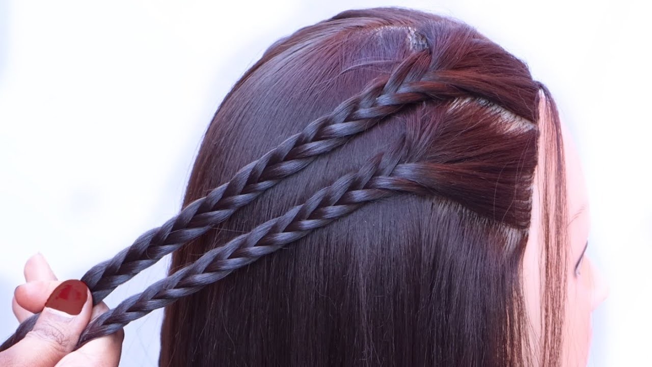 New Different Easy & Beautiful hairstyle   new and Easy hairstyle