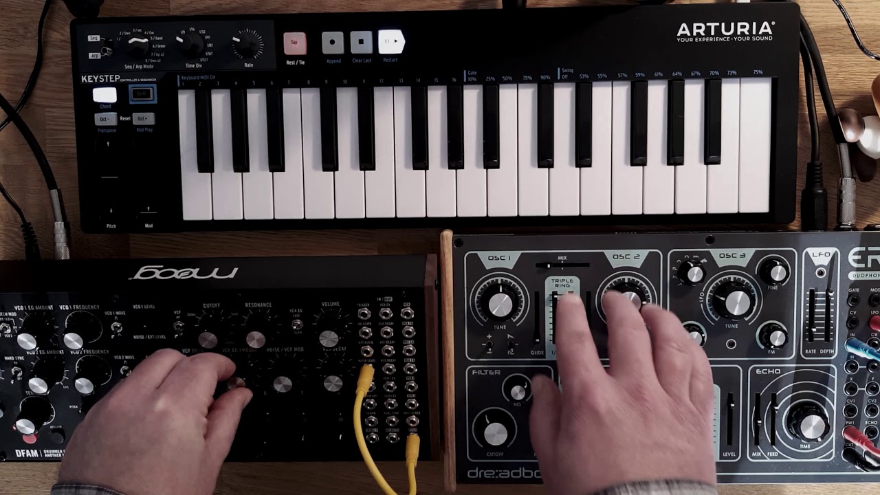 Dark Ambient Live Jam (Dreadbox Erebus V3, Moog DFAM)