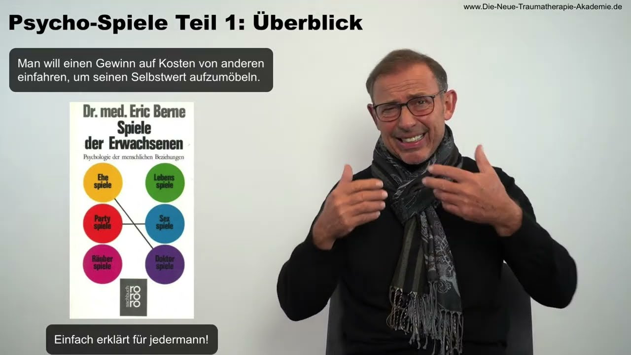 Psychospiele: Spiele der Erwachsenen Überblick - Einfach erklärt. Teil 1