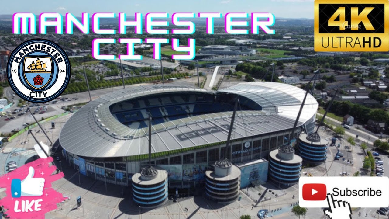 Etihad Stadium , Manchester City. Drone 4K video before Premier league season 2022/23!!!