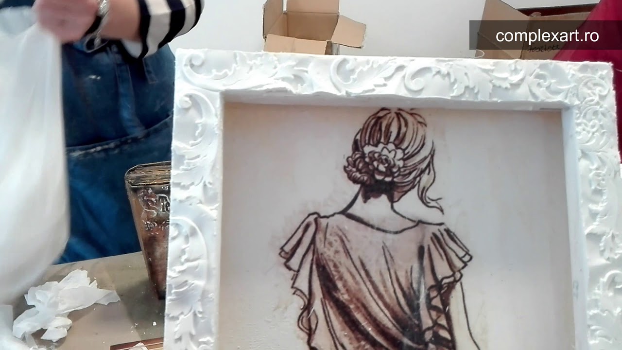 Vintage painting 3D