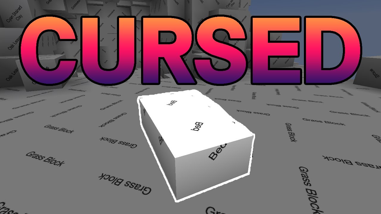 Bedwars but with cursed Texture Pack
