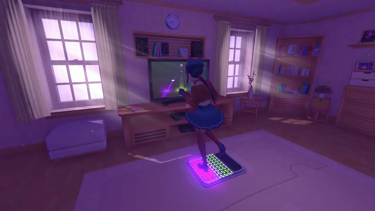 MiSide - Cool Mita (Cap-Wearing Mita) Pantsu Plays Peak A Boo During A Rythm Game