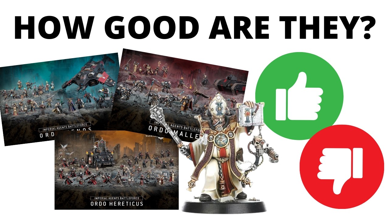 Imperial Agents Battleforces -  Good Deal or Not? Rating the Ordo Xenos, Hereticus + Malleus Boxes