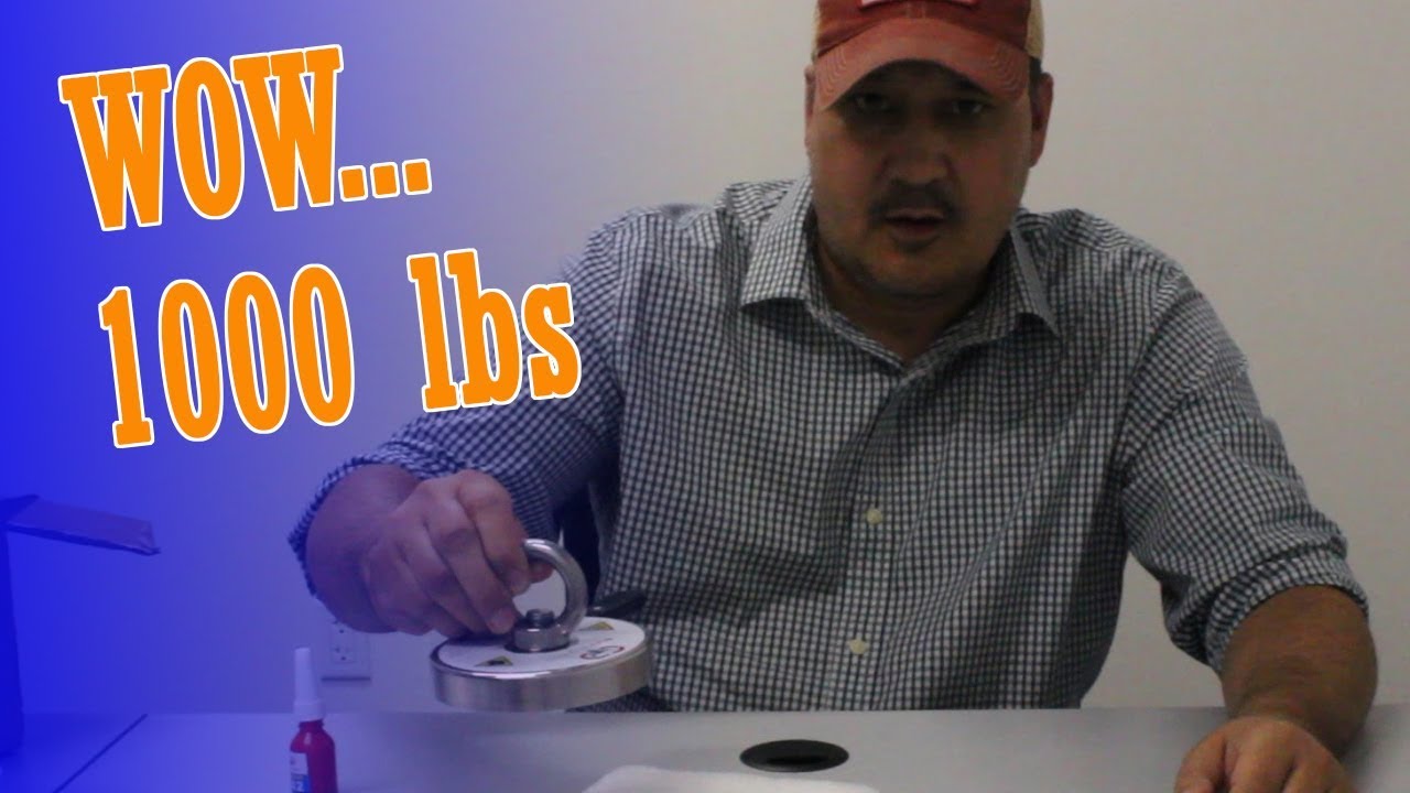 1000 LBS Brute Magnetics Largest Magnet Fishing Magnet