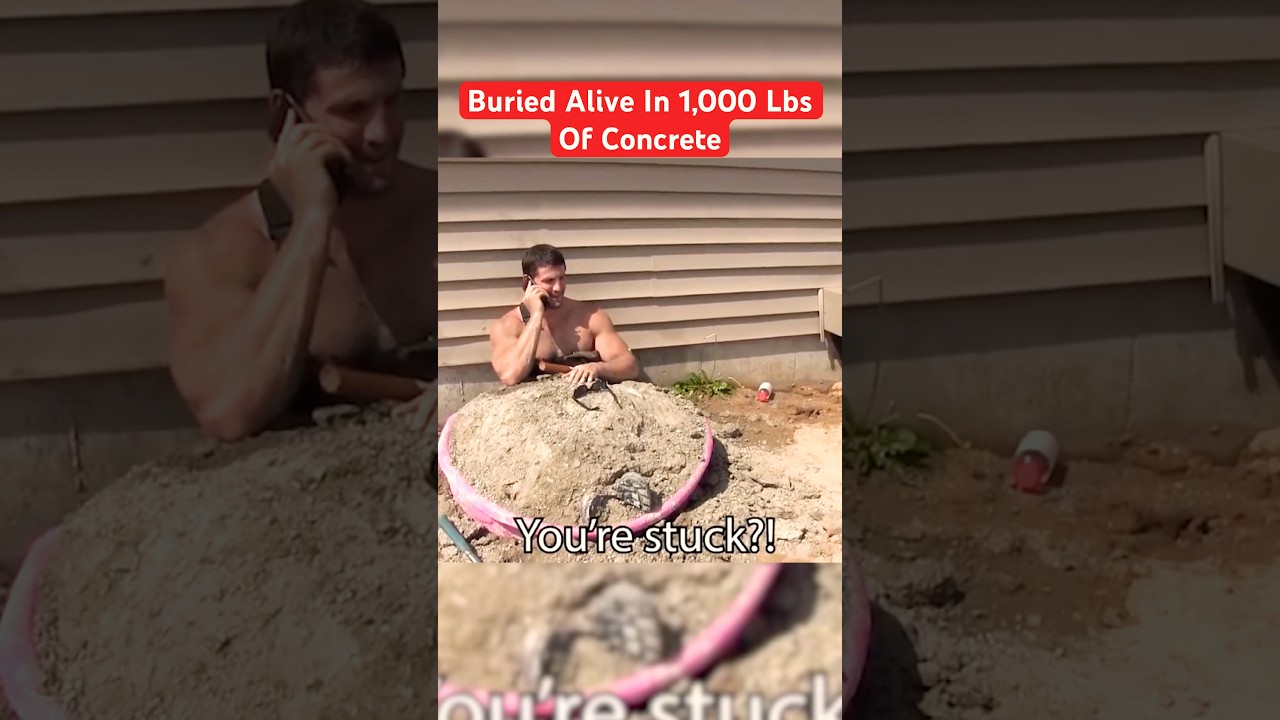 Buried Alive&hellip; And Calling My Dad 😳 #shorts #funny #entertainment