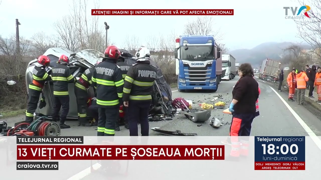 13 VIEȚI CURMATE PE ȘOSEAUA MORȚII