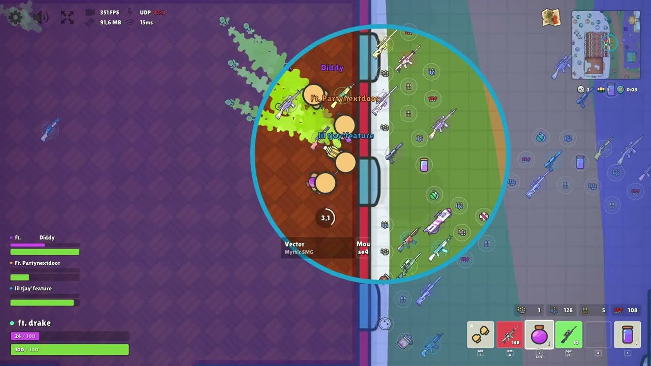 3 Snek Wars Wins ft. Papaxay, Ninjahacks & Choco | Zombs Royale
