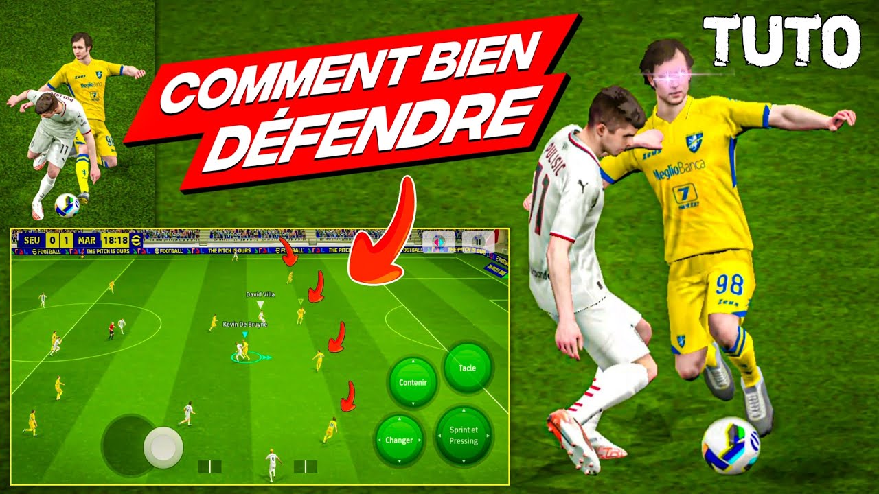 COMMENT BIEN DÉFENDRE SUR EFOOTBALL 2025 MOBILE 🤭 | TUTO DÉFENSE EFOOTBALL 2025 MOBILE (Astuces)