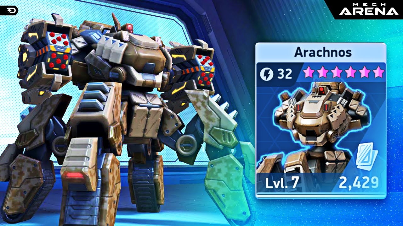 &iquest;Vale la pena mejorar a Arachnos?🔥| Mech Arena