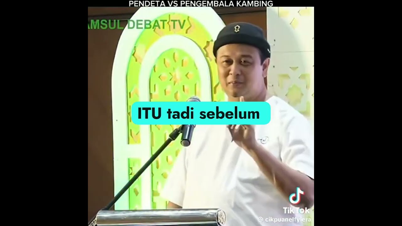 sharing ustaz tentang perdebatan antara pendeta dan penggembala kambing
