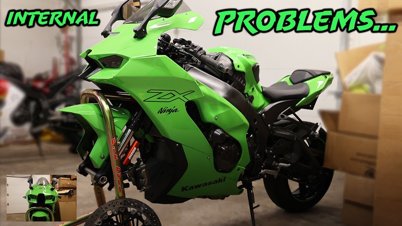 My Rebuilt 2021 Kawasaki ZX10R Is still broken! (Lets fix the issues)