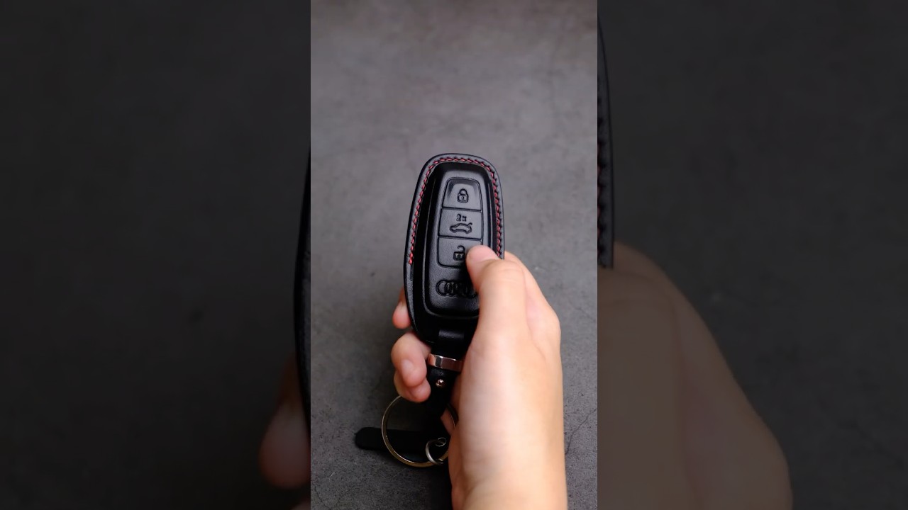 Audi e-tron Key Fob Cover &ndash; Premium Handmade Leather Key Case | Leather1993