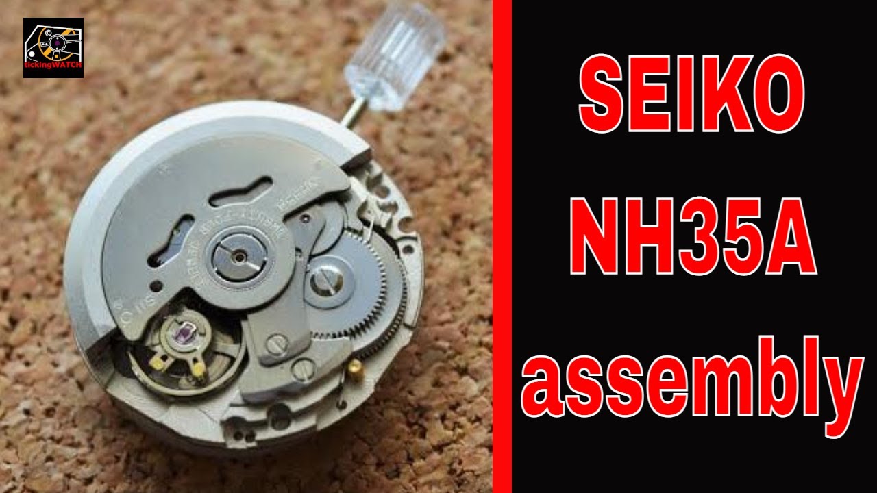 Сборка часового механизма SEIKO NH35 известных микробрендов