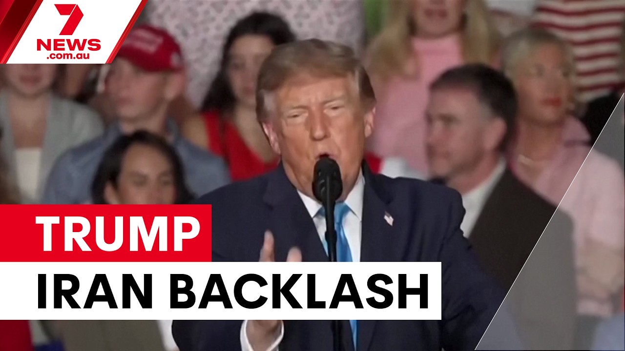 Трамп столкнулся с критикой из-за слов об ударах Ирана по городам США | 7NEWS
