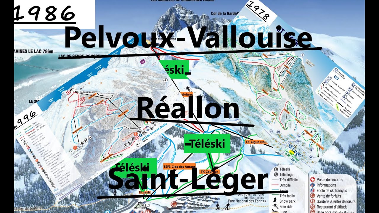 Évolution de 3 stations de ski des Écrins (Pelvoux-Vallouise, Réallon, Saint-Léger)