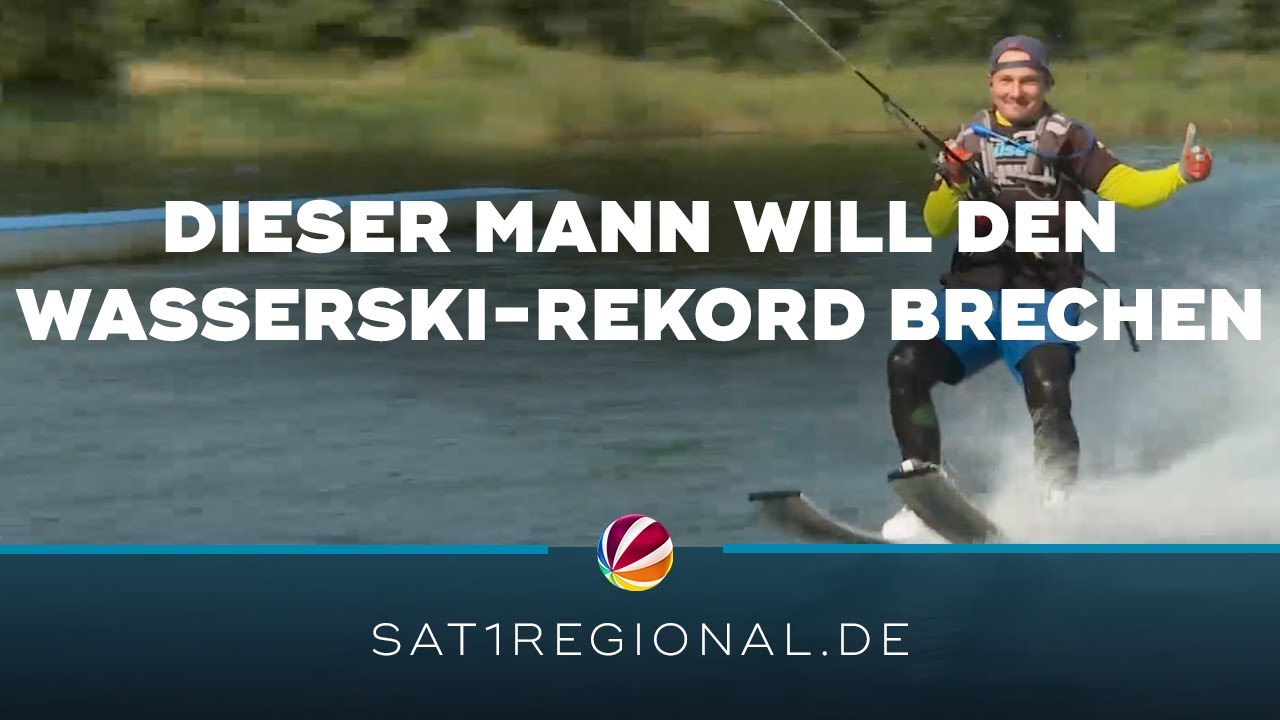 Schleswig-Holsteiner will Weltrekord im Wasserski fahren brechen