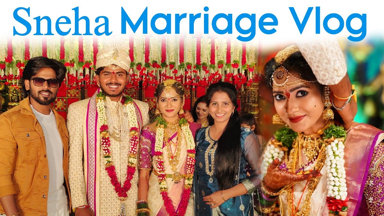 Sneha Marriage Vlog🥰 | Santhoshi | Ravivarma | Bavamardal | Snehasharma | Jagathi