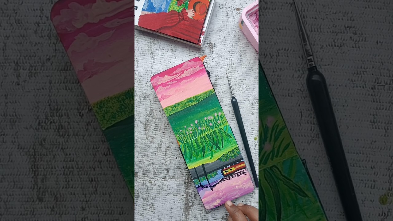 gouache painting 🎨🖌️ 