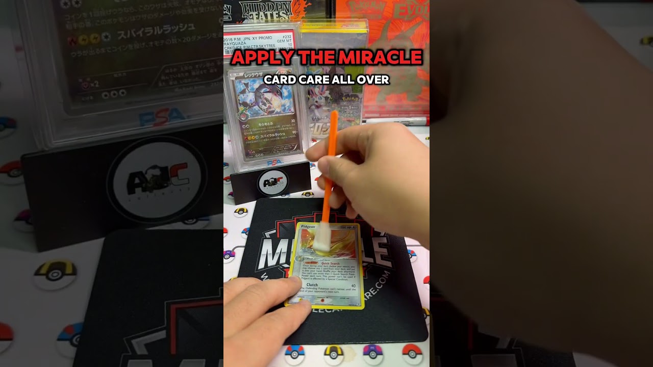 HOW TO CLEAN YOUR CARDS FOR YOUR PSA SUBMISSION🤝 