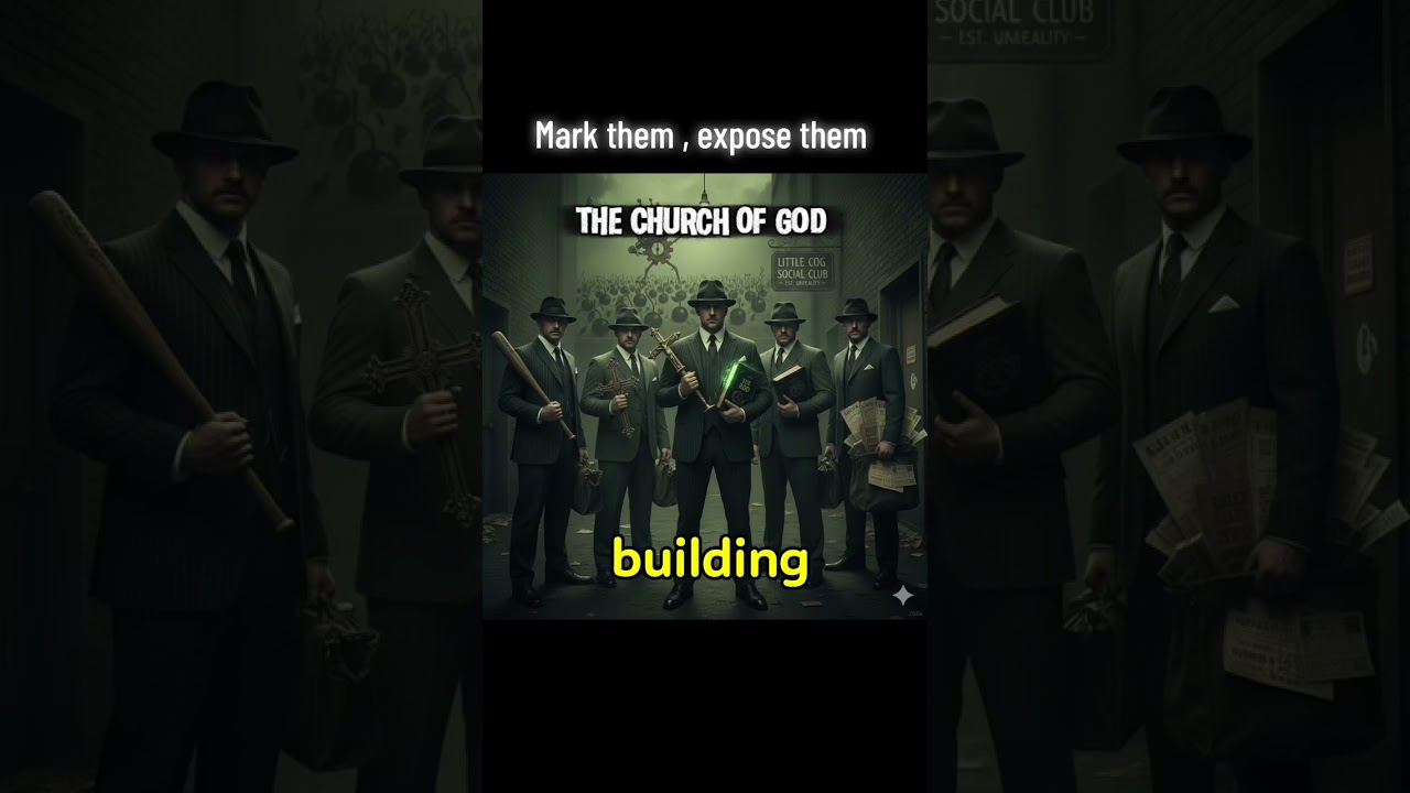 The church of God , end time gangs , thuggery, counterfeit, no mercy , no conscience, fear control 