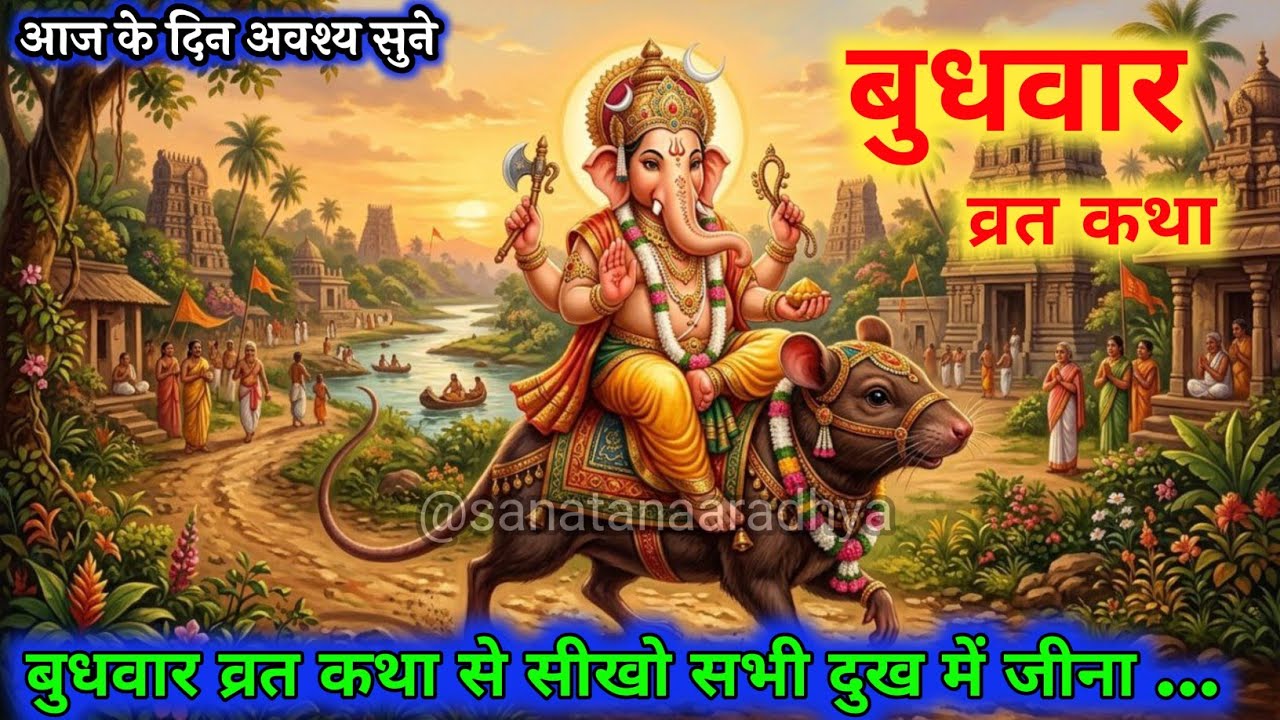 बुधवार के दिन भगवान गणेश की ये दिव्य कथा सुनली तो, जीवन का सारा कष्ट स्वयं मिट जाएगा ! |  Vrat Kath