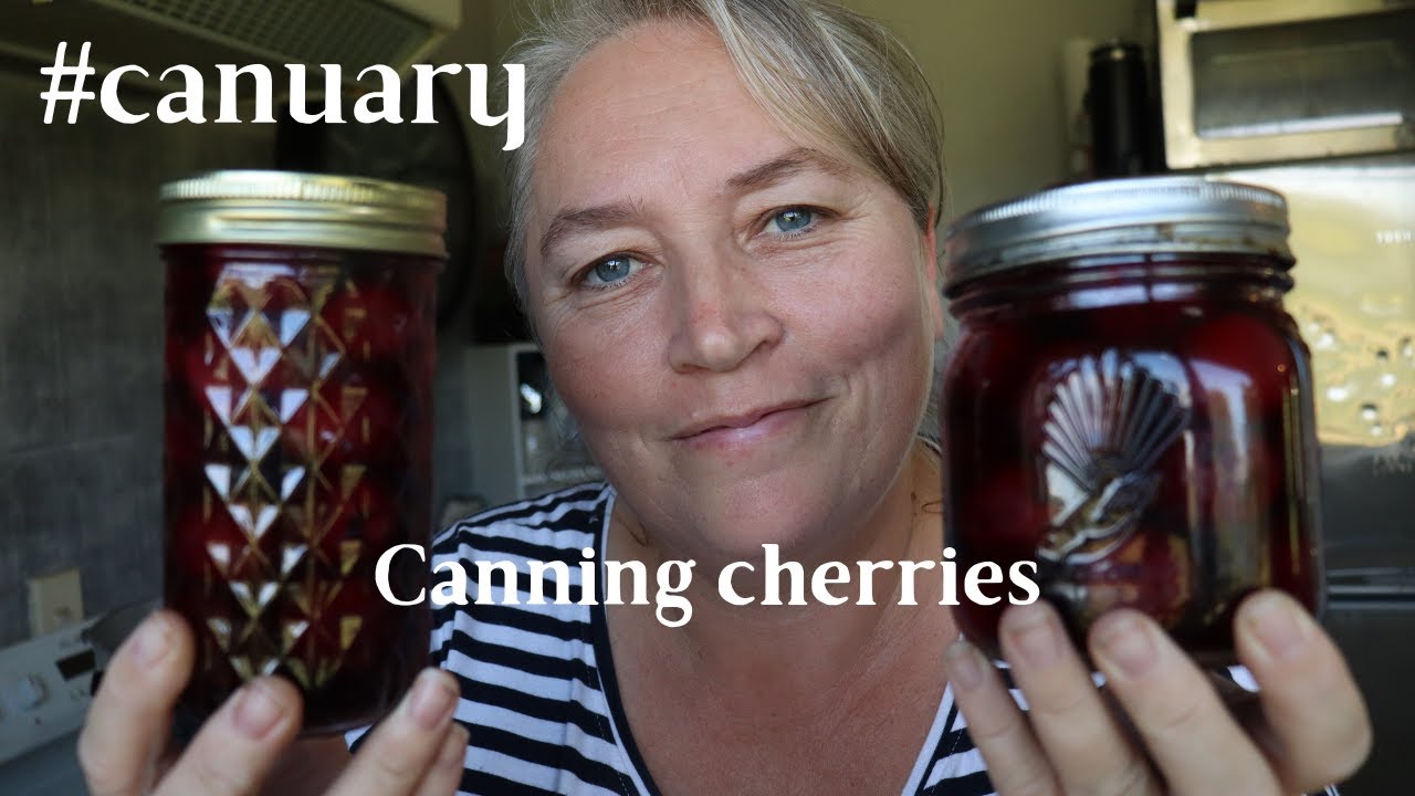 #Canuary canning cherries| Without a Pitter | Raw Pack